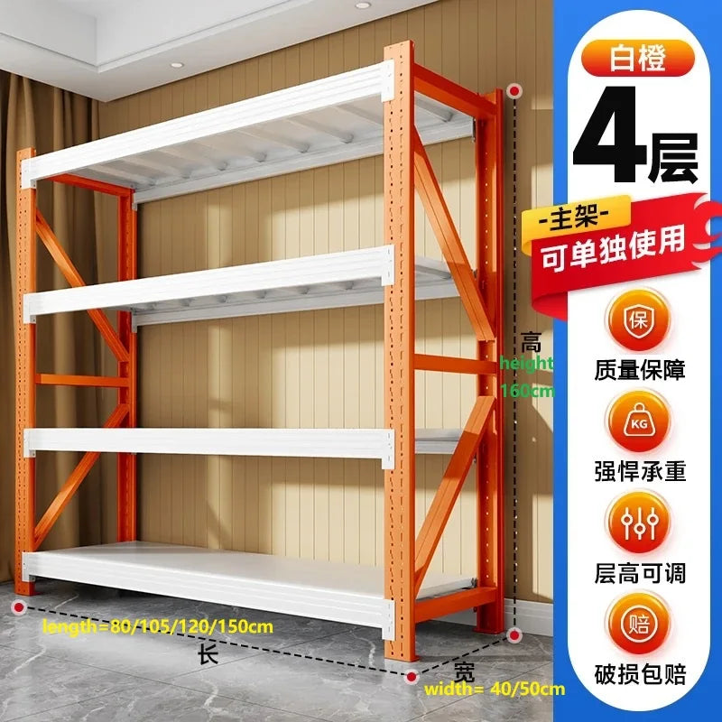 Multi-Layer Storage Shelves Supermarket Cargo Display Racks
