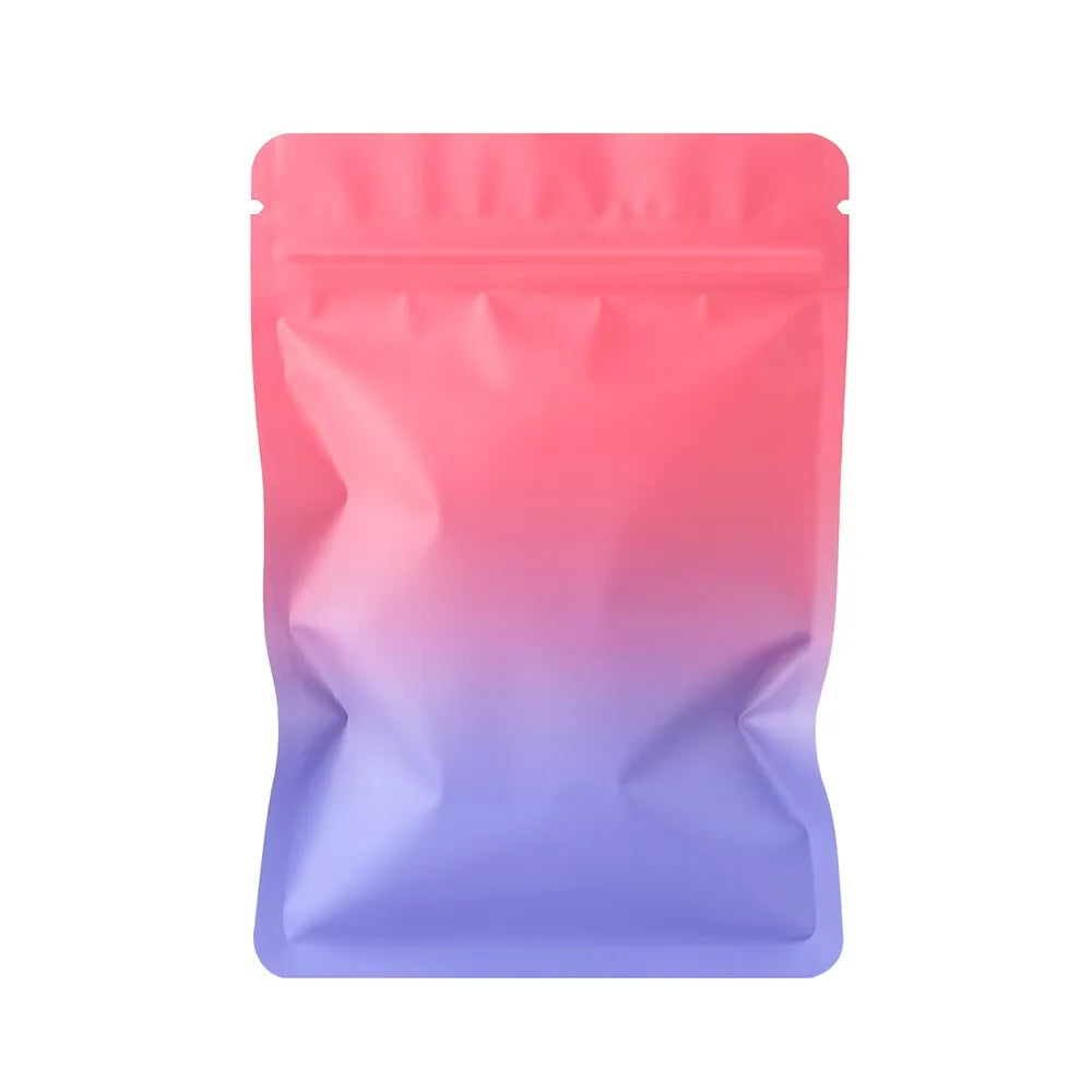 100pcs Double Sided Frosted Mylar Bags Waterproof Flat