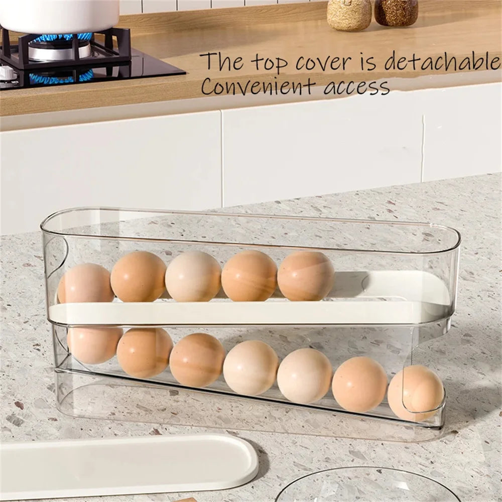 1pc Slide Type Egg Carton Double Automatic Egg