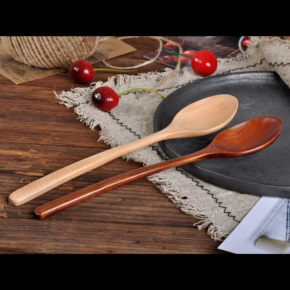 Wooden Spoon Catering Cooking Soup Tea Spoon Cooking