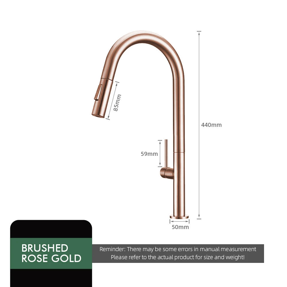 Gunmetal Faucet Pull Down Sprayer Handle Hole Pull