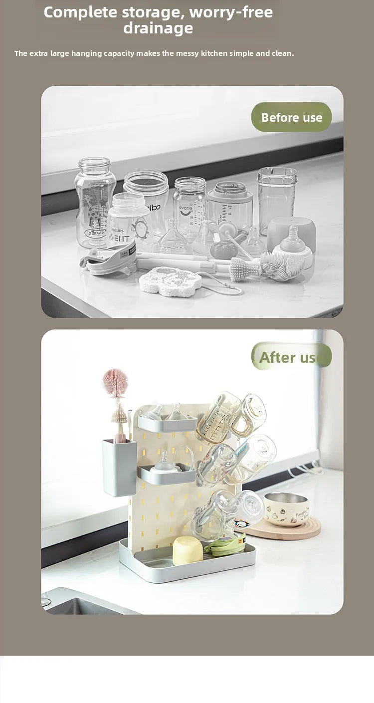 Baby Bottle Drying Rack Vertical Bottle Dryer Rack