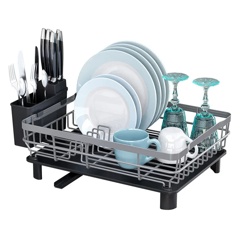 Drying Rack Dish Drainer Whth Drainboard Light Duty