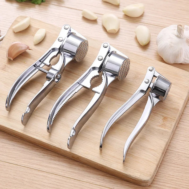 Garlic Press Stainless Steel Garlic Smasher Squeezer Mincer