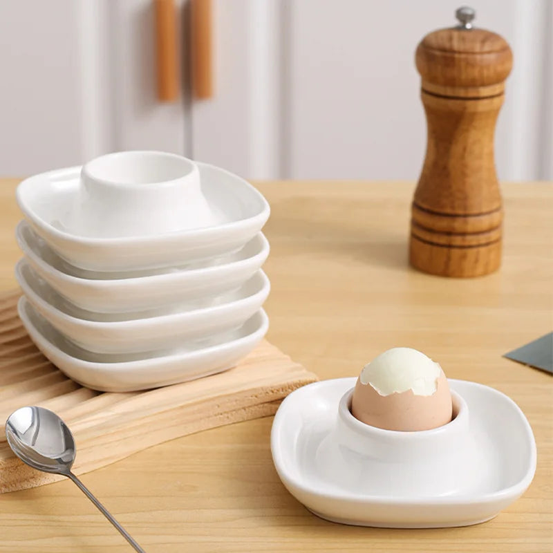 1pcs Creative Anti-Scald Egg Holder Ceramic Egg Holder