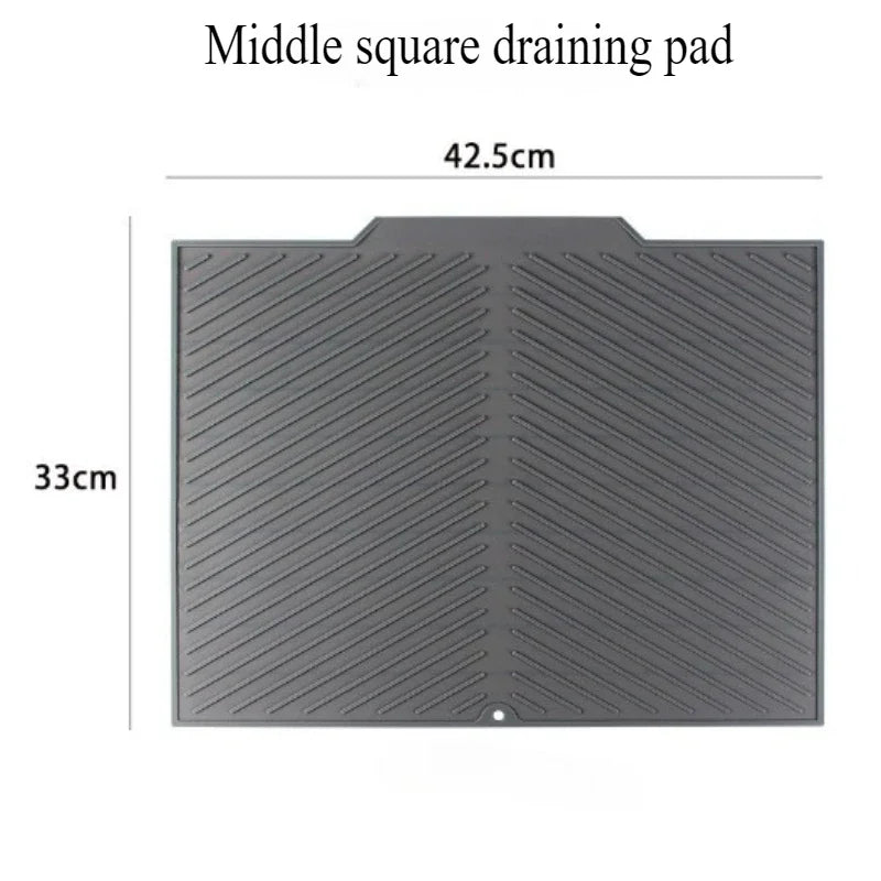 Silicone Wave Drying Mat Non Slip Dish Drainer