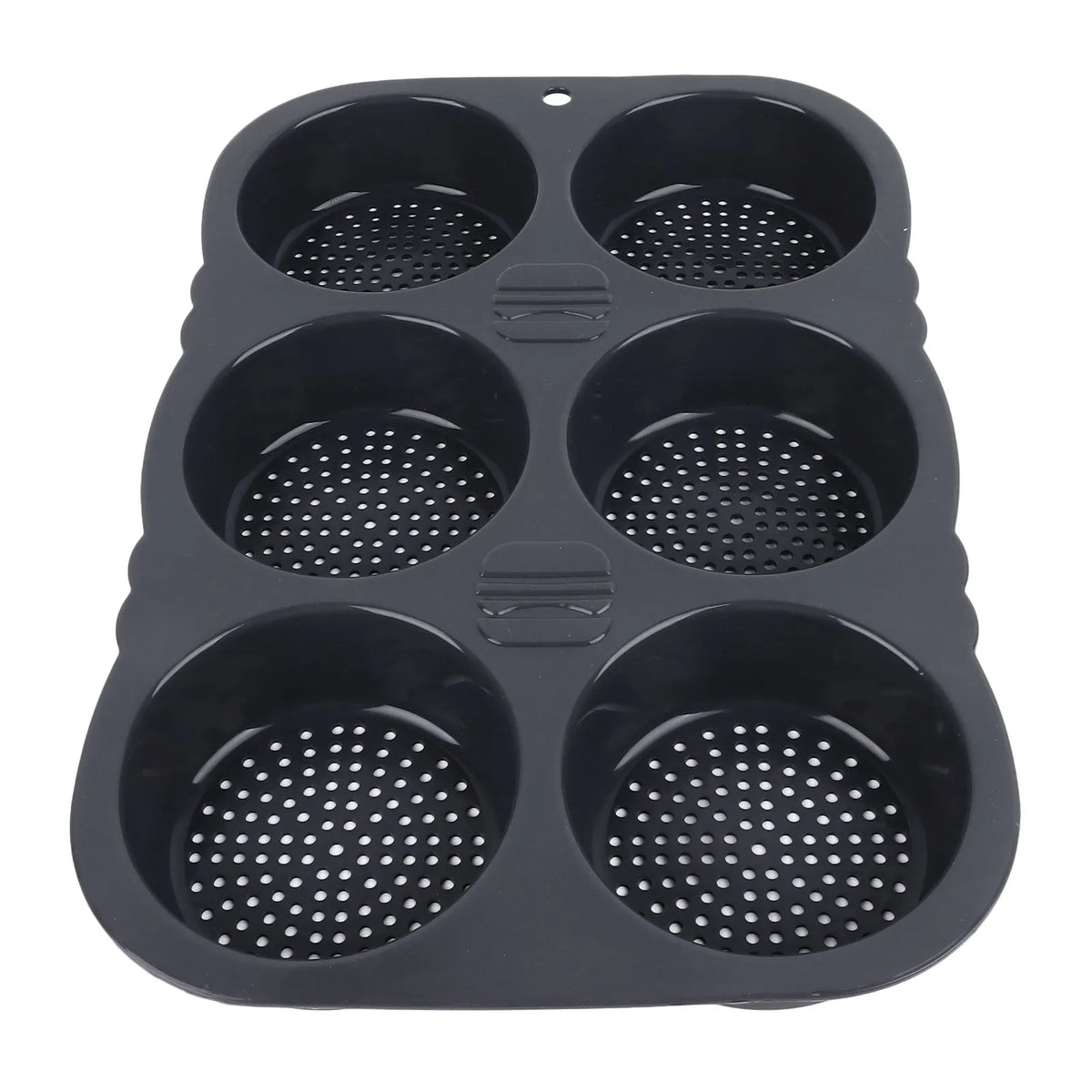 Cavity Hamburger Bun Mold Pan Foldable Reusable Bread
