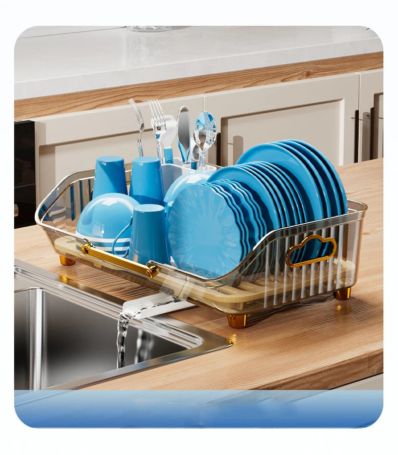 Luxury Dish Drying Rack Eco-Friendly Drainer Rack Drain