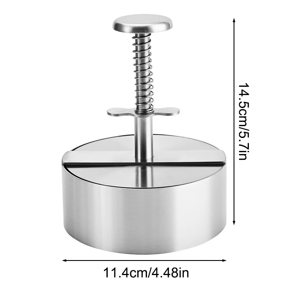 Stainless Steel Burger Press Non Stick Hamburger Patty