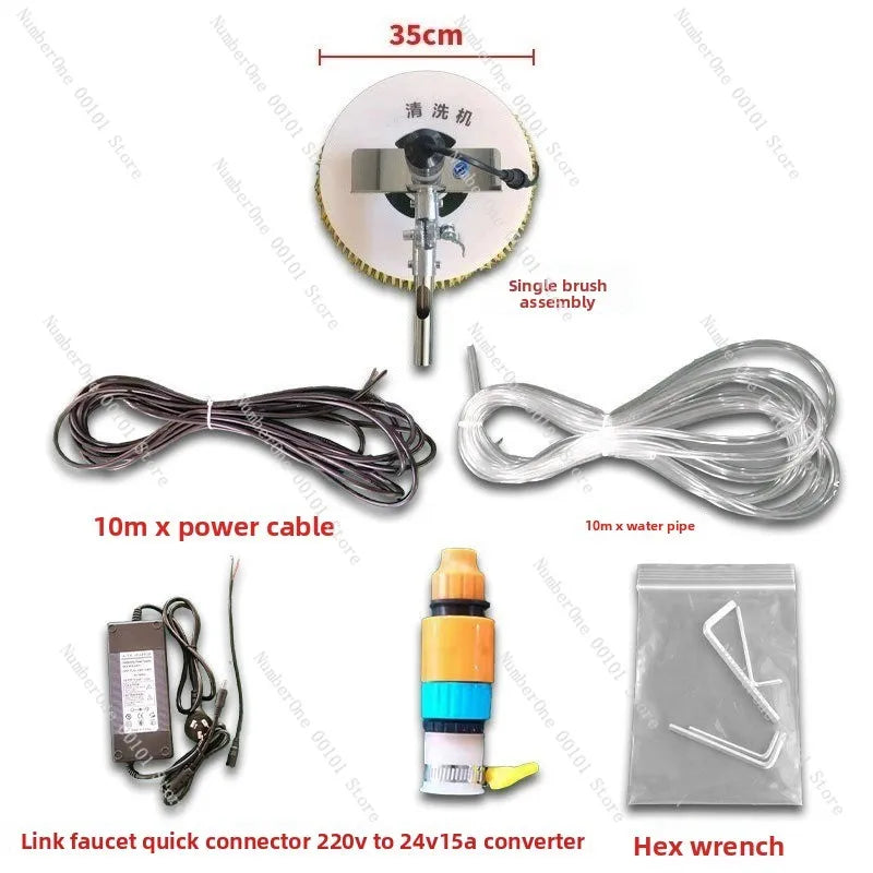 Brush Module Suitable Handheld Telescopic Solar Panel Cleaning