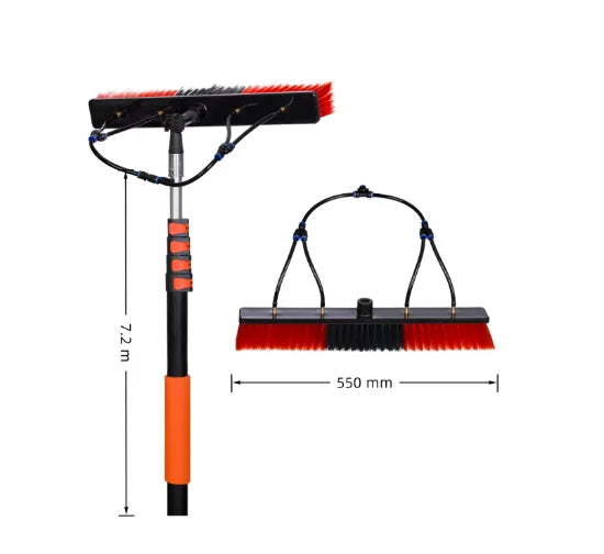 Solar Photovoltaic Panel Glass Curtain Wall Cleaning Brush
