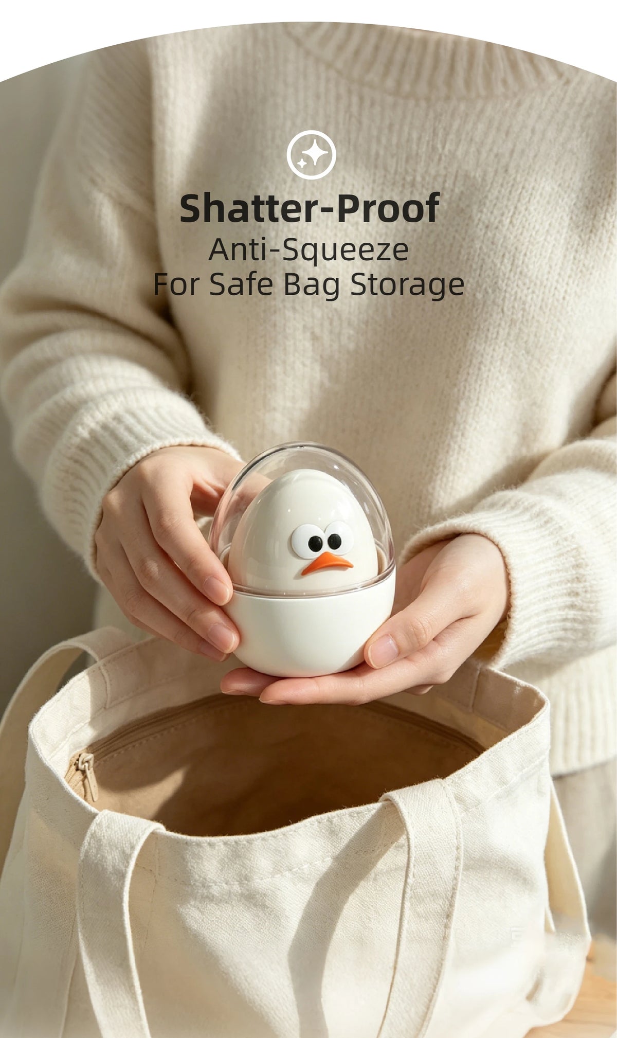 Joie Egg Holder 2pcs Shatter Proof Egg Case