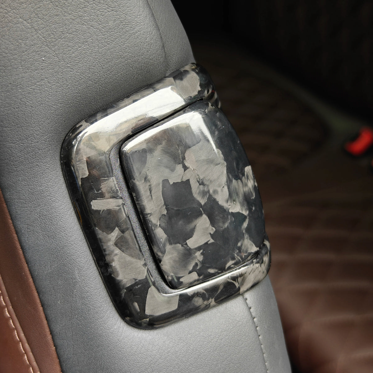 Brand Racing Style Rear Seat Genuine Carbon Fiber