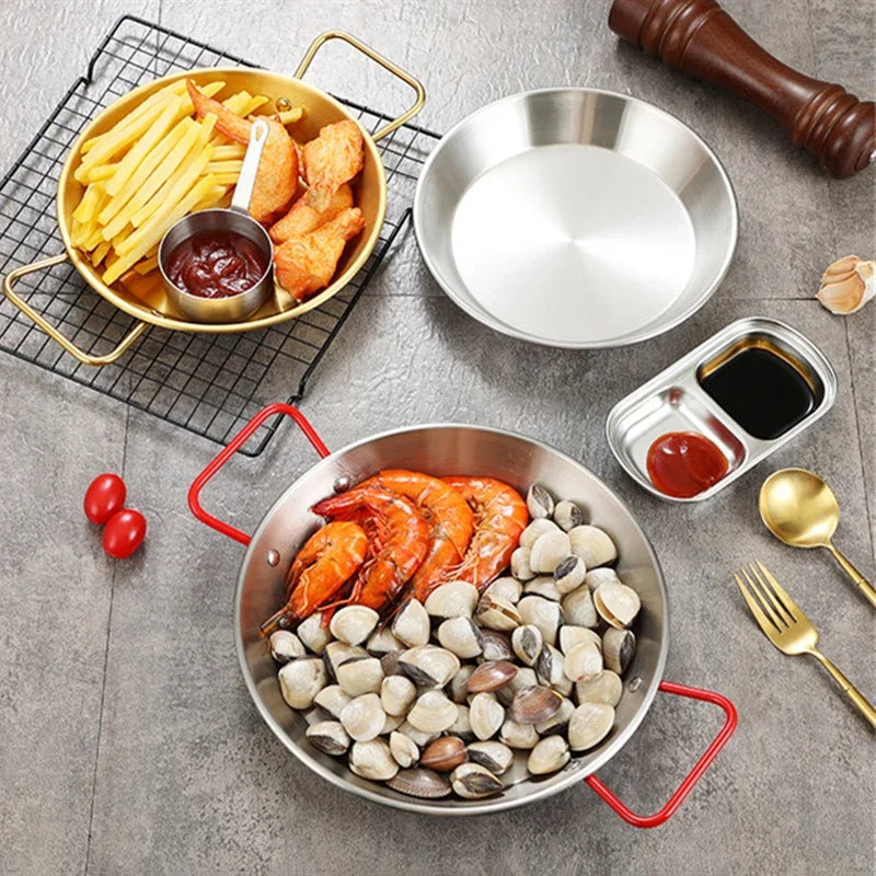 Paella Pan Smart Utensils Kitchenware Skillet Frying Stove