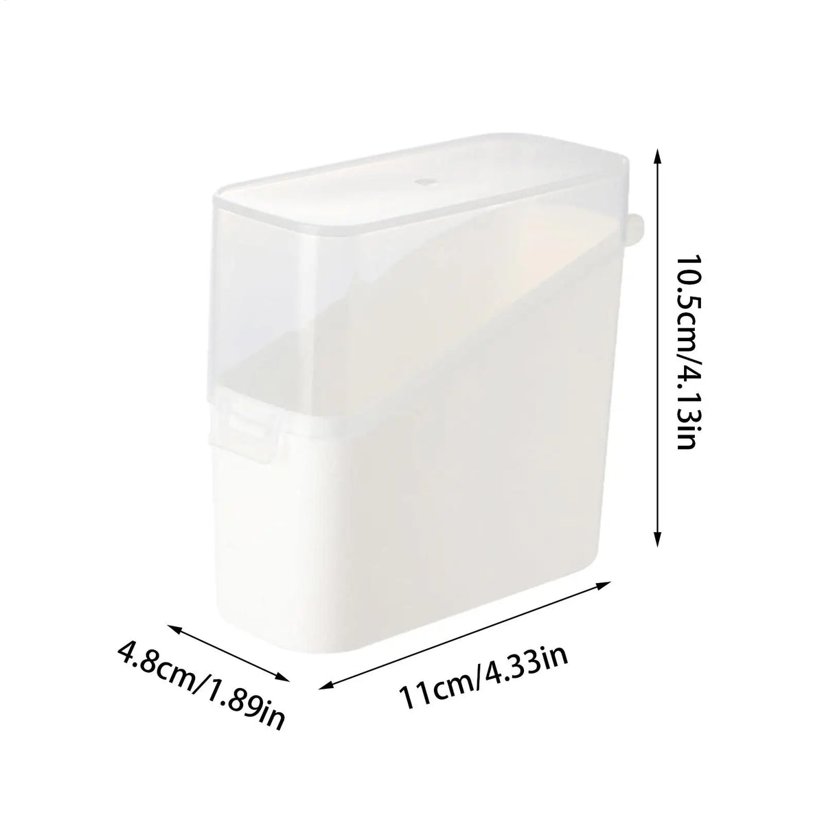 Lid Sliced Cheese Container Mini Storage Box Swabs