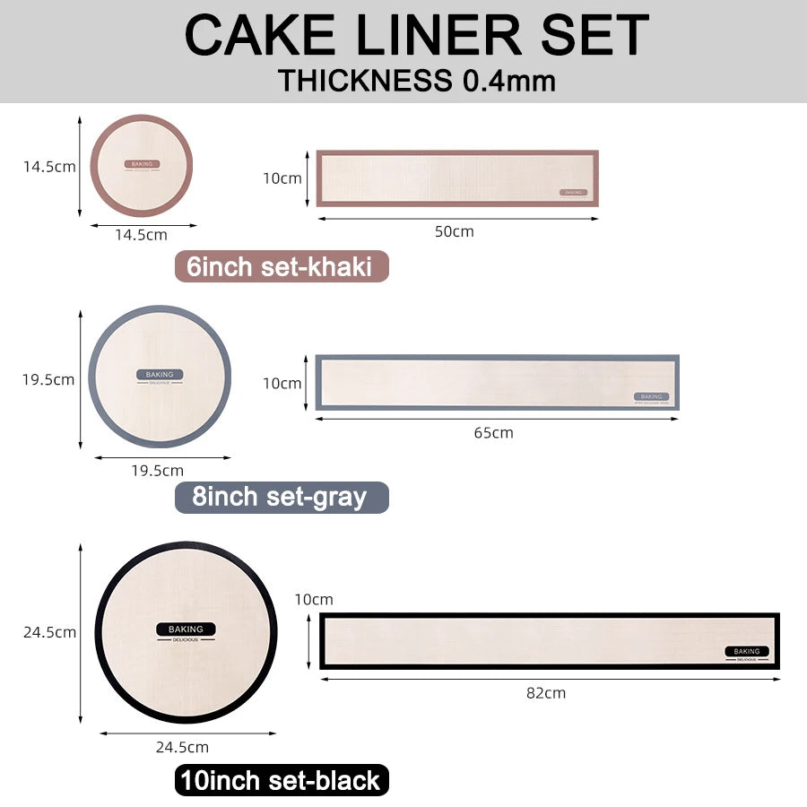Silicone Baking Mat 10 Inch Cake Pan Easy