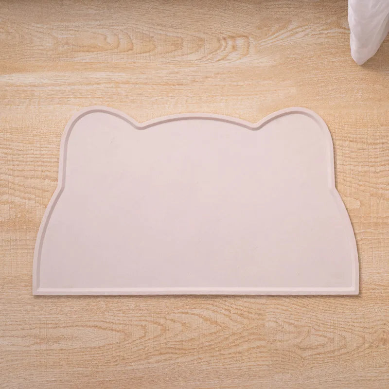 1pc Cat Dog Meal Mat Pet Silicone Mat