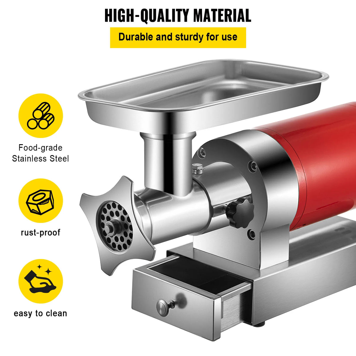 Succebuy Electric Meat Grinder 661 Lbs/Hour 1100 Meat