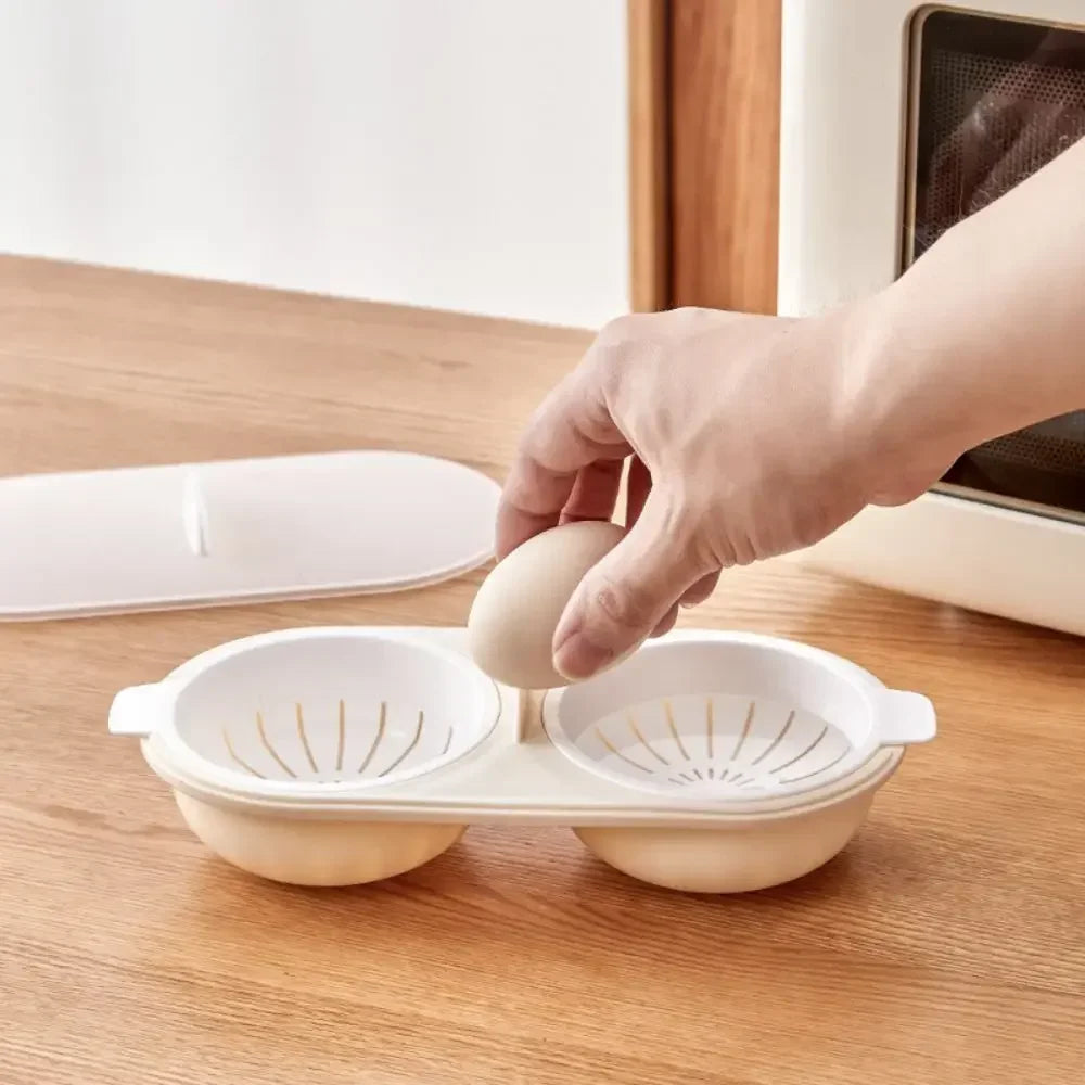 Creative Egg Poacher Food Grade Pans Double Cup