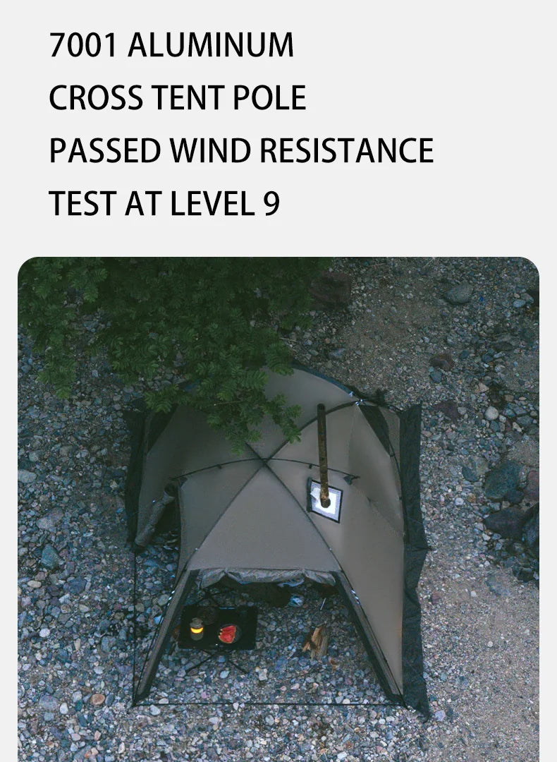Naturehike Massif Tent Stove Jack Waterproof Windproof Season