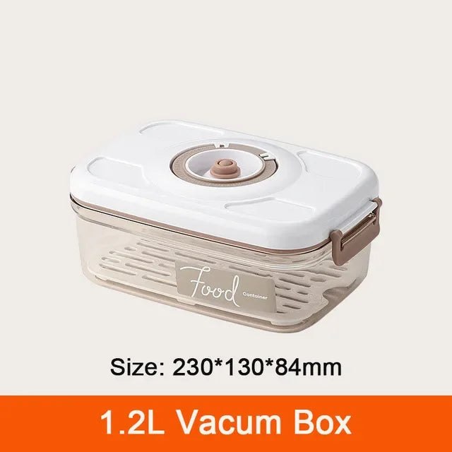 Food Vacuum Storage Box Fresh-Keeping Sealed Canister Large