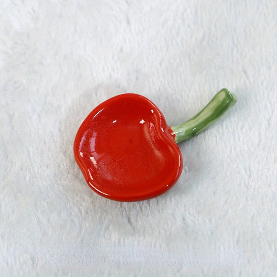 1pc Ins Style Cutlery Cute Ceramic Small Dish