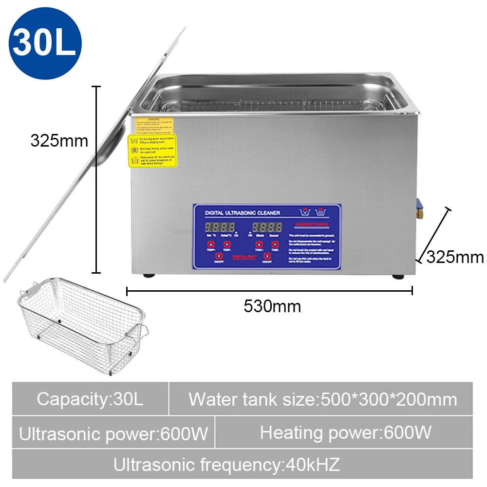 Ultrasonic Cleaner Heater Ultrasound Cleaning Machine Jewelry