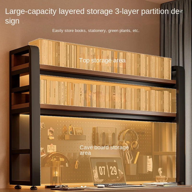 Desktop Shelving Unit Pegboard Desk/Computer Desk Multi-Layer