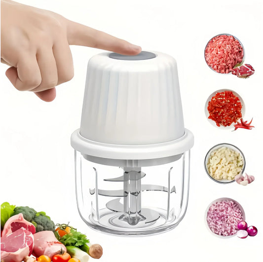 Cordless Electric Food Chopper 350ml Mini Processor 304