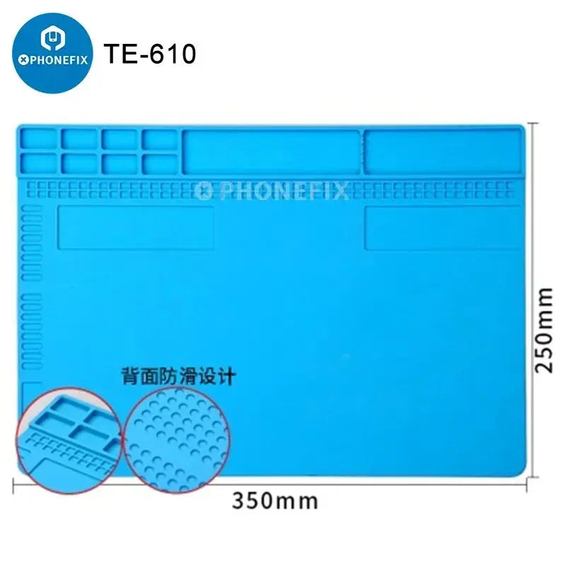 Esd Soldering Rework Silicone Mat Heat-Resistant Esd Anti-Static