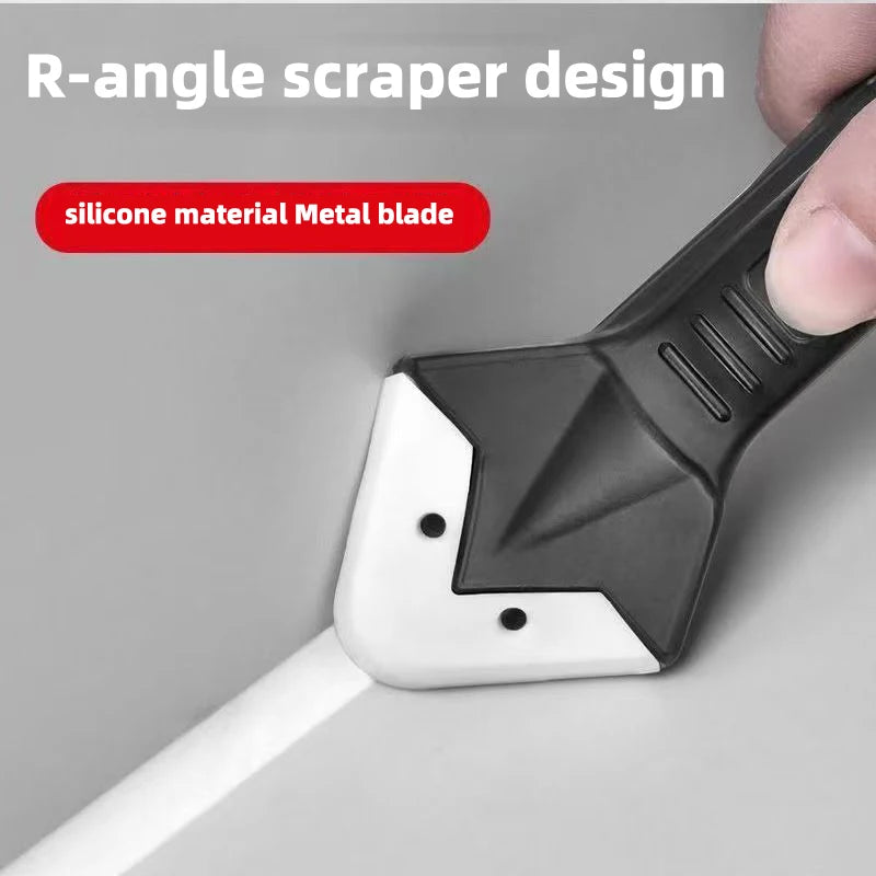 Silicone Scraper Squeegee Glue Remover Knife Caulking Angle