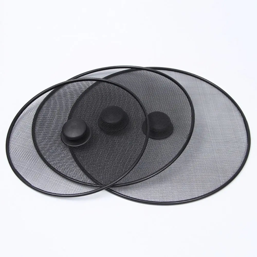 Black Oil Splatter Screen Anti-Splash Handle Oil Splash