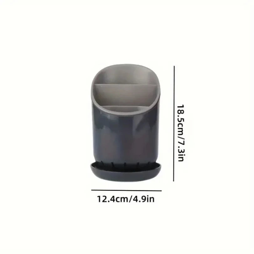 1pc Cutlery Storage Holder Plastic Drainer Drain Containers