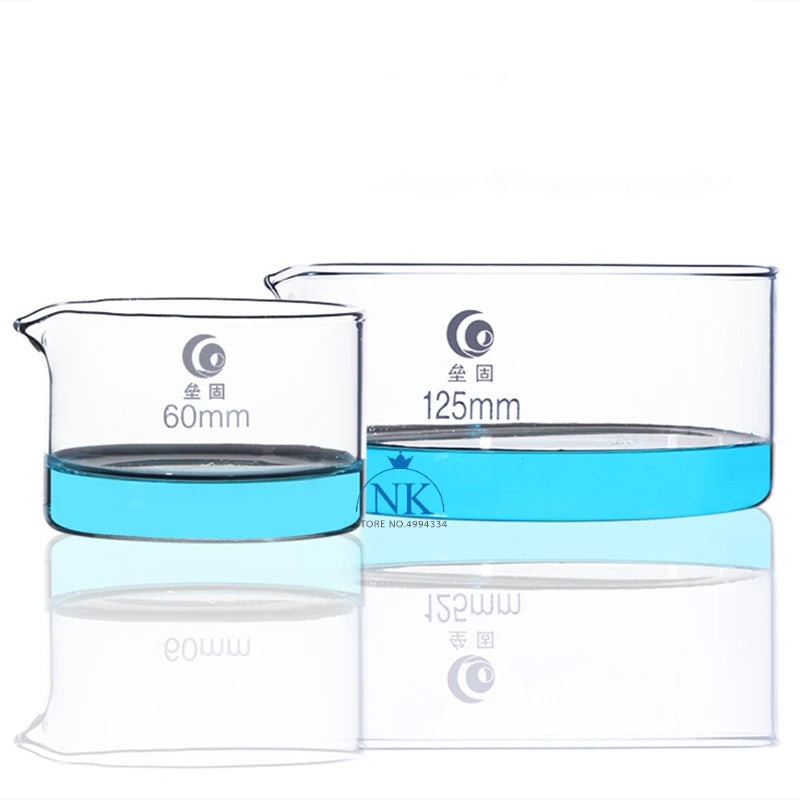 1pc High Borosilicate Glass Crystallizing Dish Circular Dish