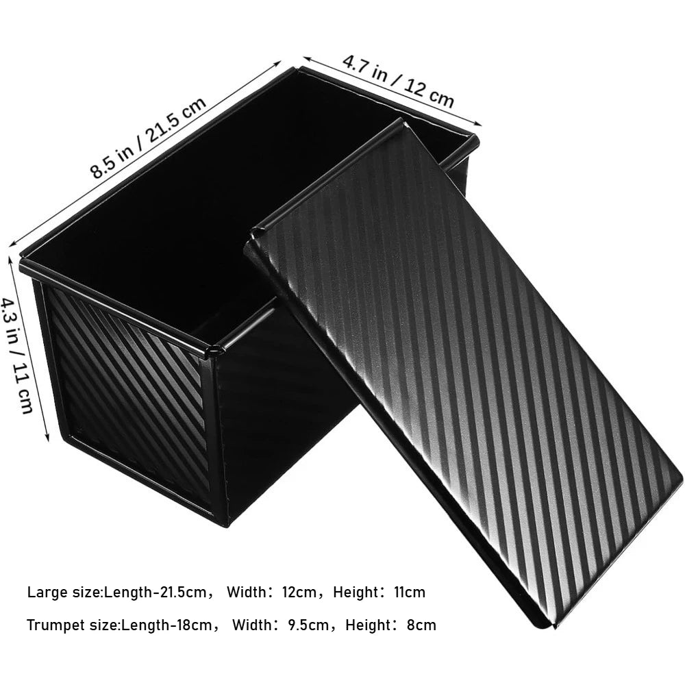 1pc Rectangle Loaf Pan Lid Non Stick Bakeware
