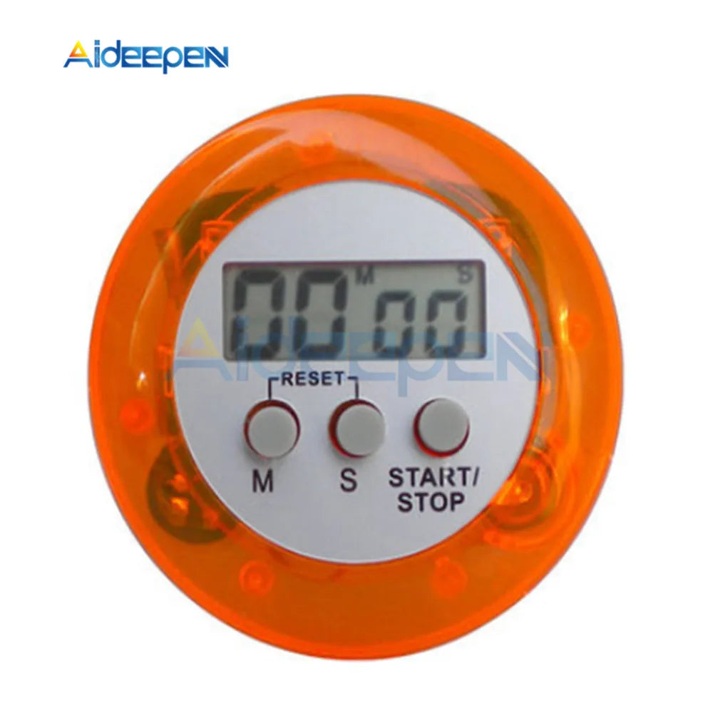 Lcd Digital Countdown Magnetic Stopwatch Timer Back Stand