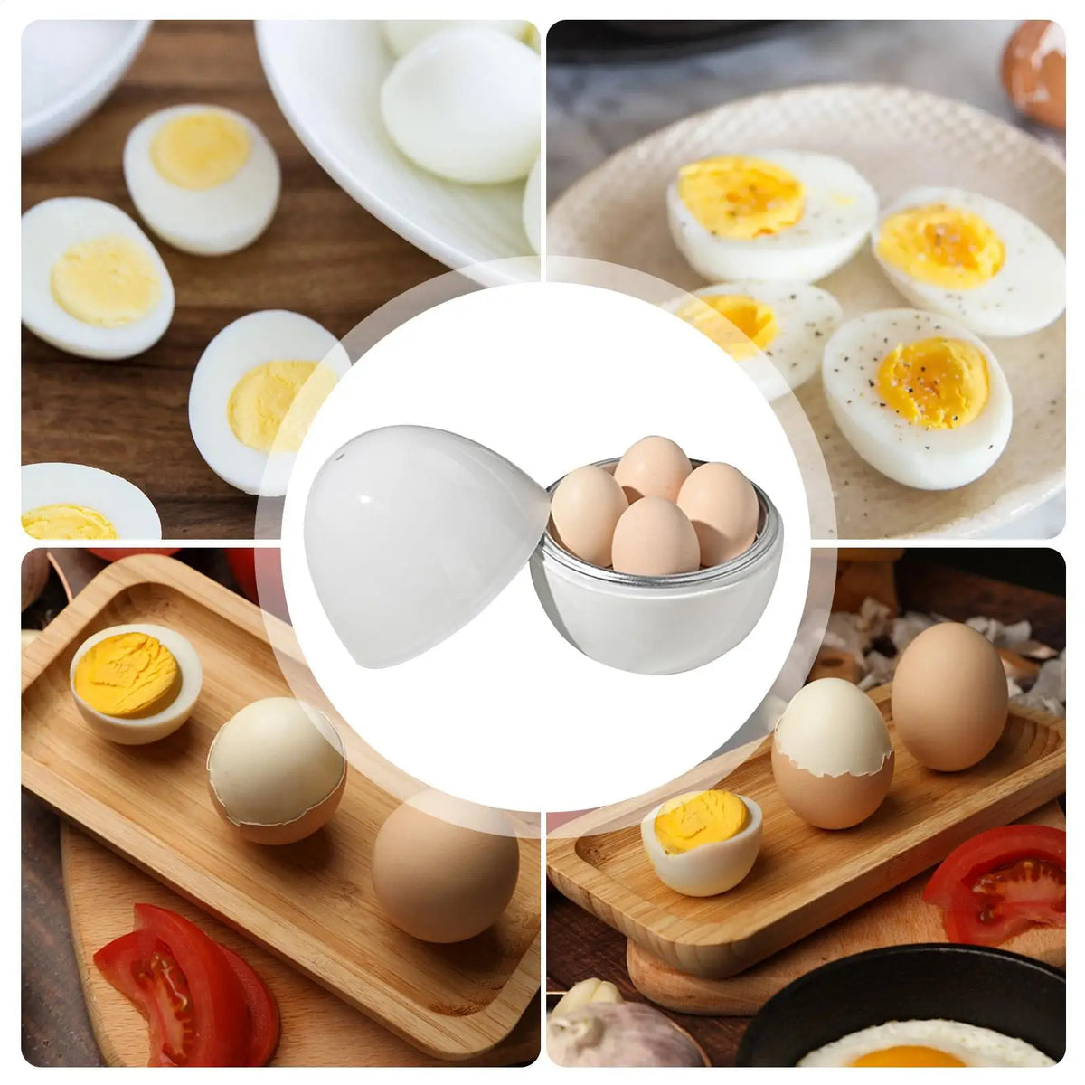 Microwave Eggs Steamer Boiler Cooker 1/4 Eggs Capacity