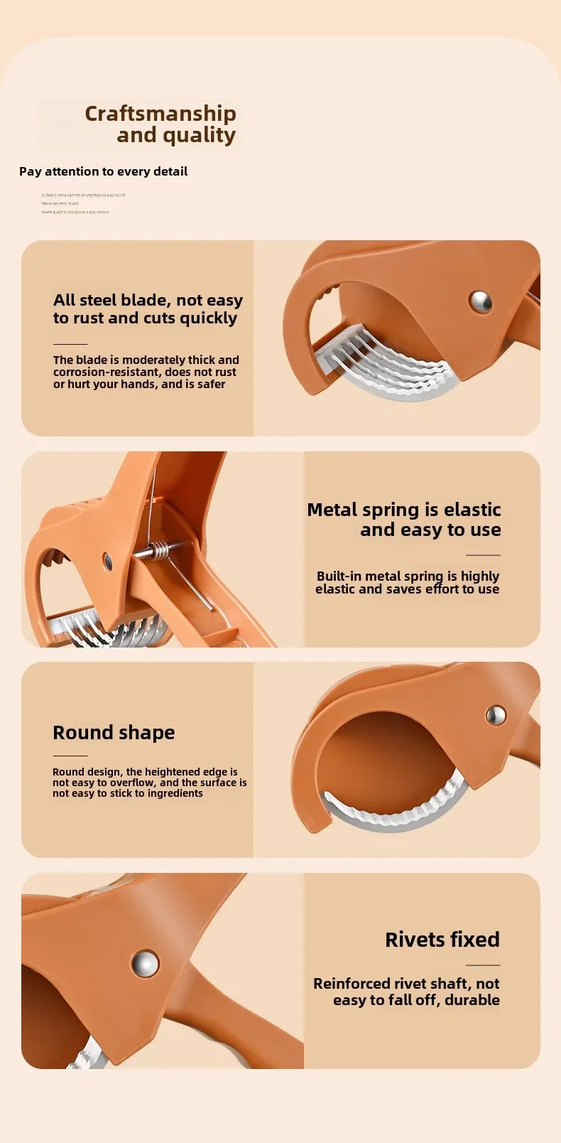 Stainless Steel Vegetable Fruit Slicer Multi Functional Salad