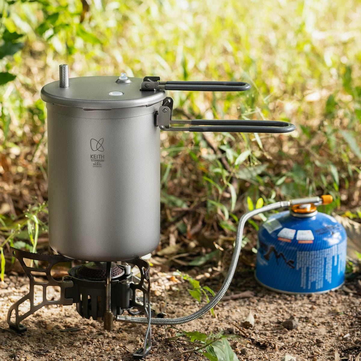 Keith Outdoor Titanium Plateau Pressure Cooker 8l Picnic