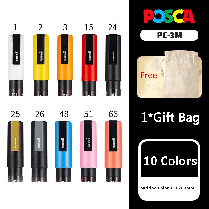 Uni Posca Full Marker Pen Storage Bag Pc-1m