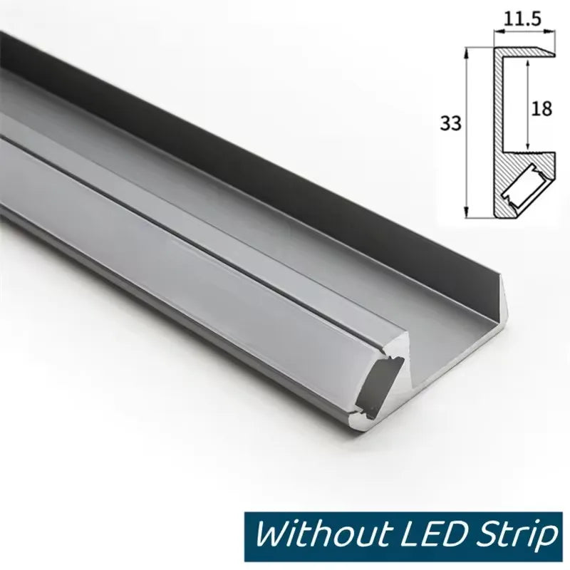 Led Cabinet Shelf Light 45 Lighting Recessed Aluminum