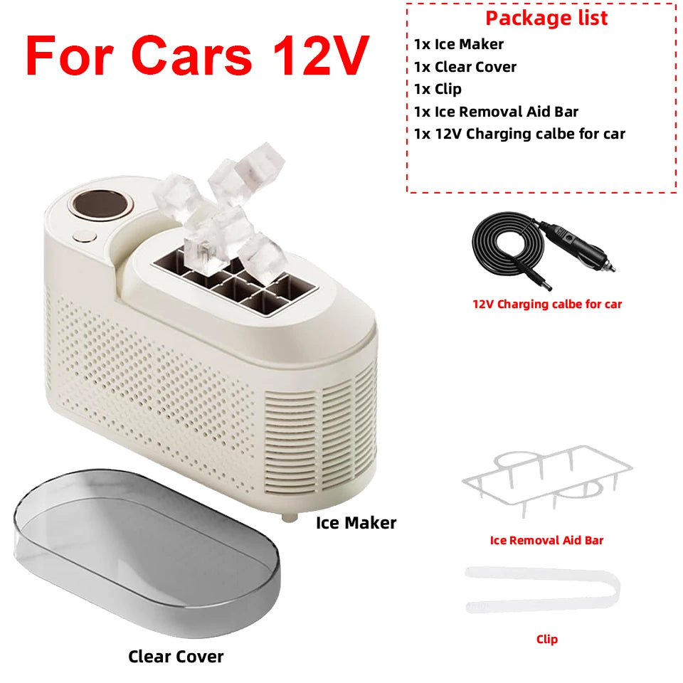 Yangood 120w Mini Countertop Ice Maker Fast Camping