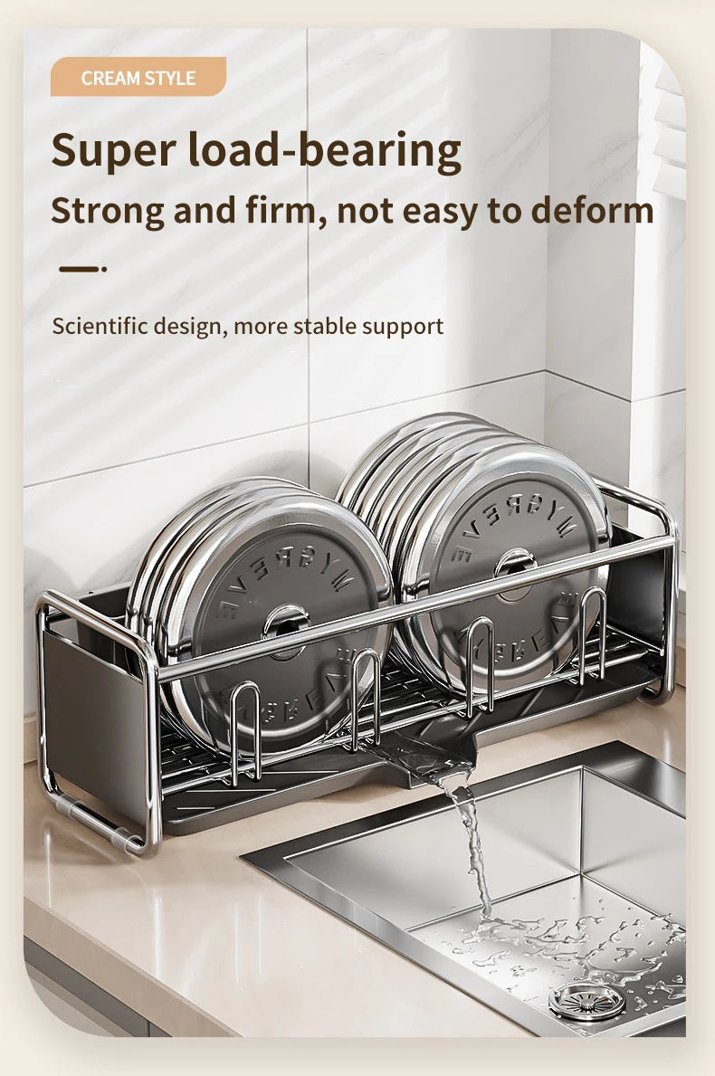 Dish Drying Rack Bowl Drainer Over Sink Drainer