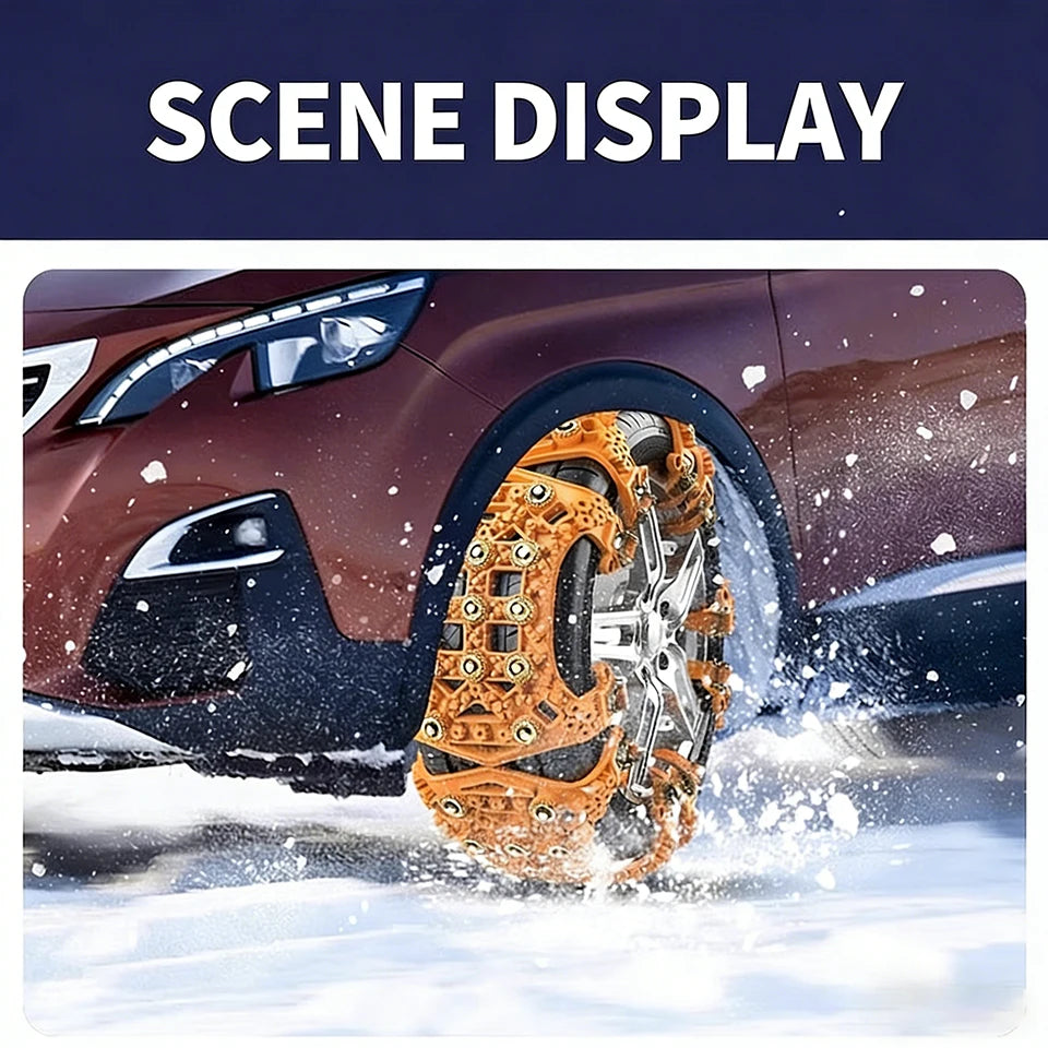 Automobile Snow Chains Winter Tire Anti-Skid Chain 165-255mm
