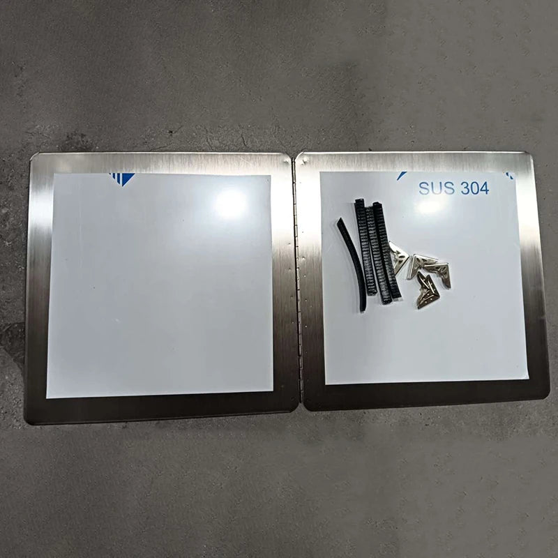 1set Stainless Steel Oil Splatter Guard Grease Splatter