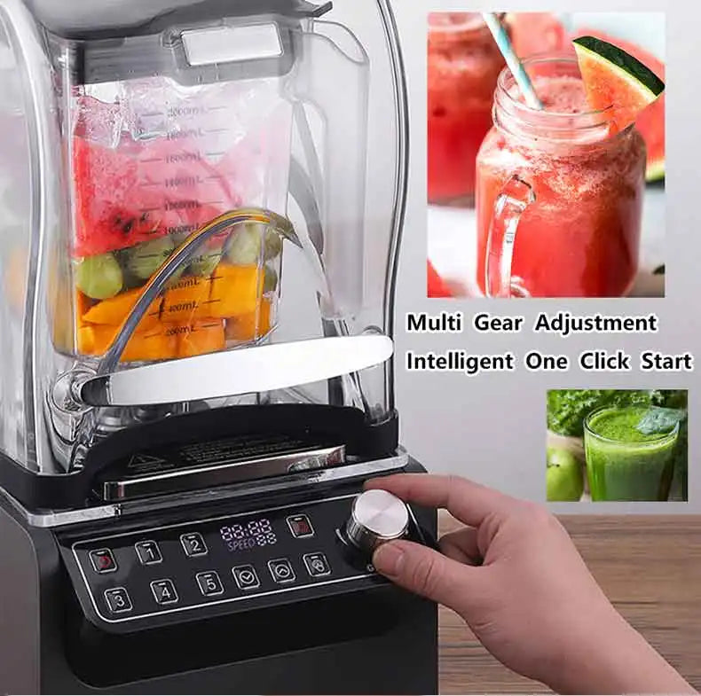 1800w Heavy Duty Commercial Grade Blender Mixer Juicer