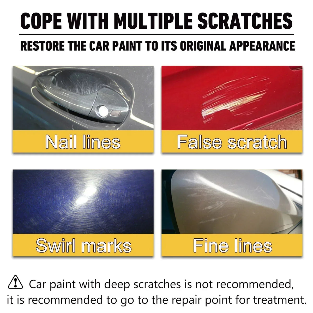 Car Scratch Remover Car Polishing Paste Sponge Car