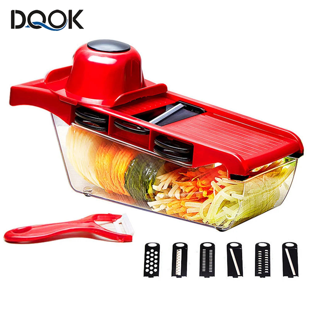 Vegetable Cutter Steel Blade Slicer Potato Peeler Carrot