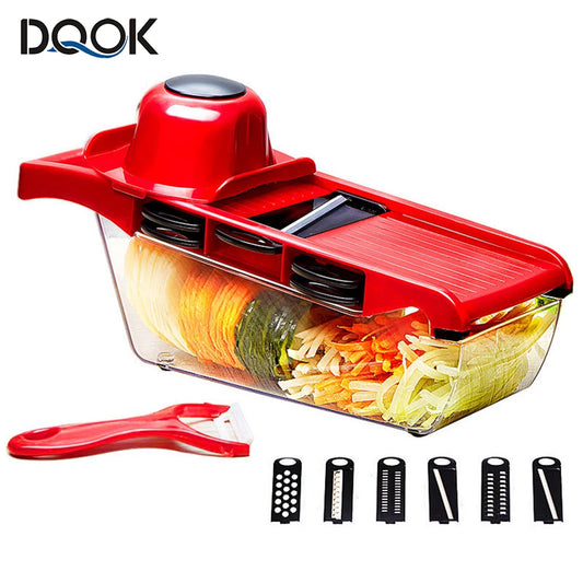 Vegetable Cutter Steel Blade Slicer Potato Peeler Carrot