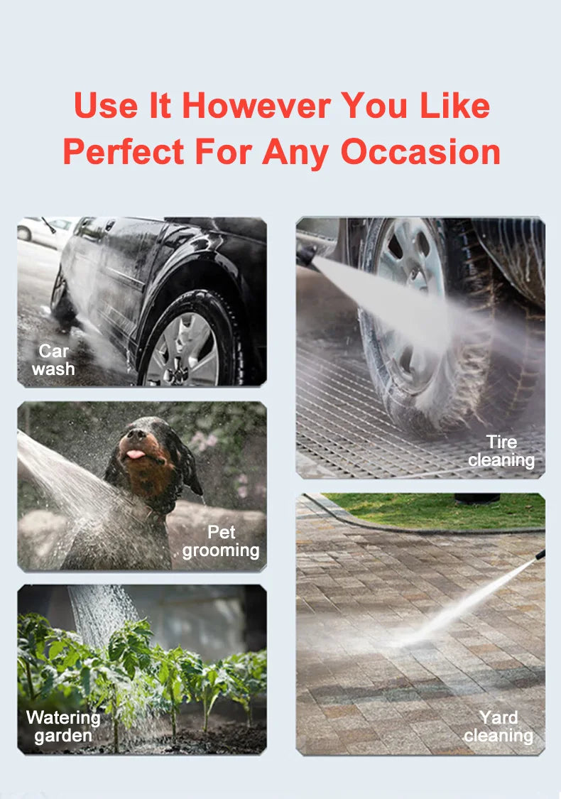 Eafc Newest 2000w Electric High Pressure Washer Powerful